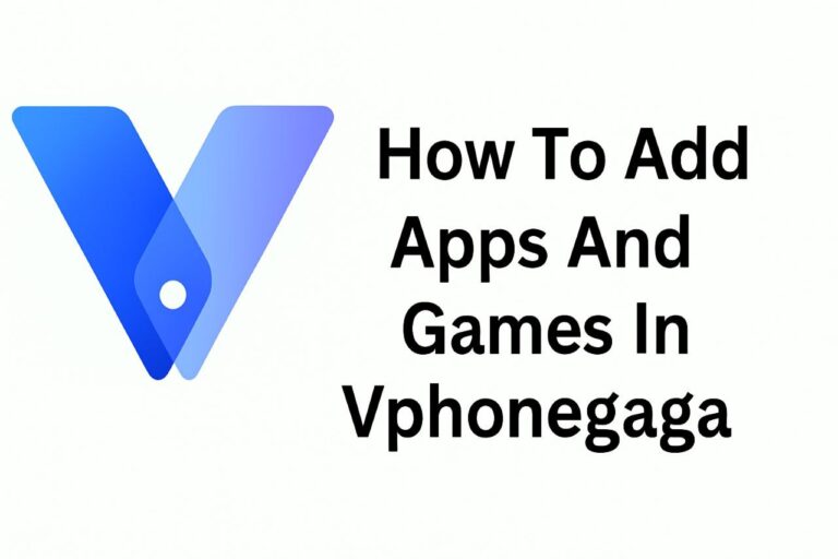 How To Add Apps And Games In Vphonegaga